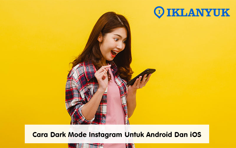 cara dark mode instagram