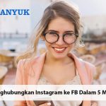 cara menghubungkan instagram ke fb