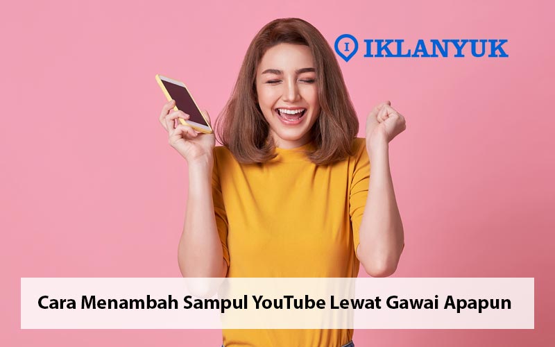 cara menambah sampul youtube