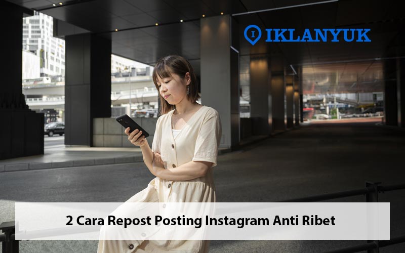 cara repost posting instagram