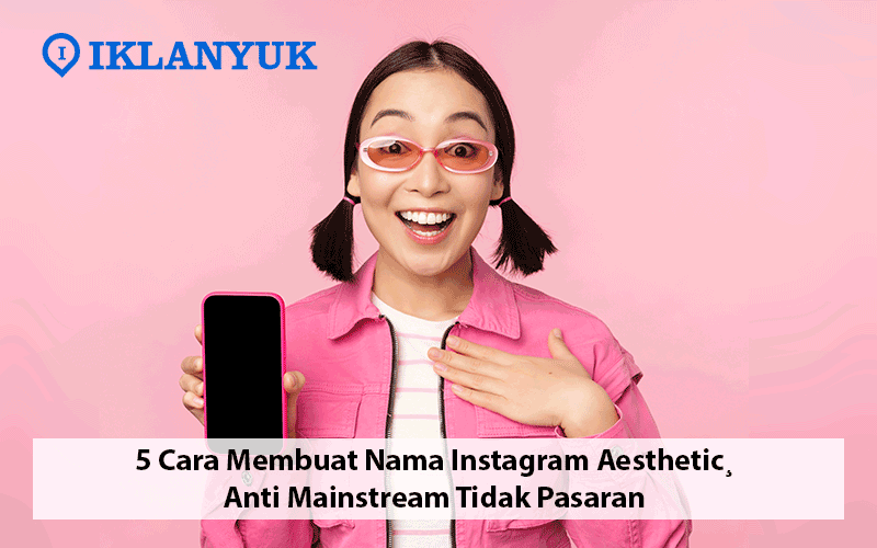 cara membuat nama instagram aesthetic