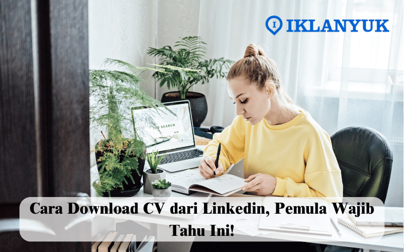 cara download cv dari Linkedin