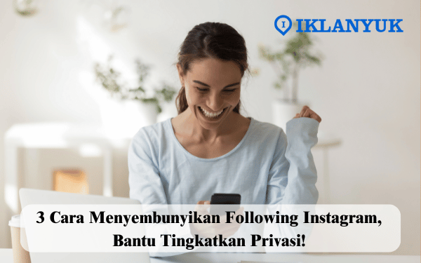 cara menyembunyikan following Instagram