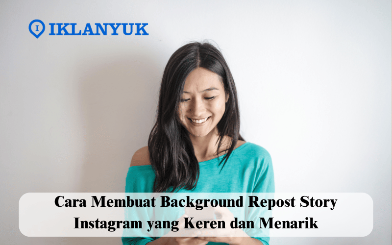 cara membuat background repost story instagram
