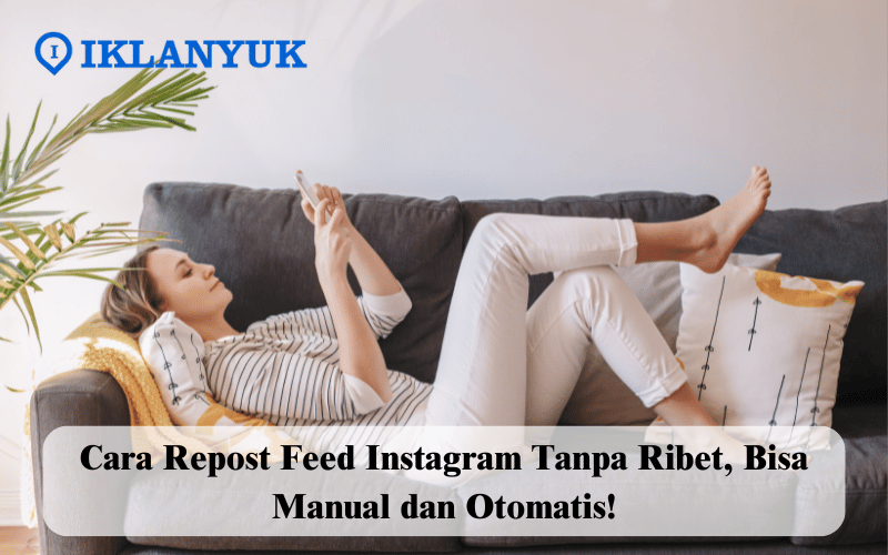 cara repost feed Instagram