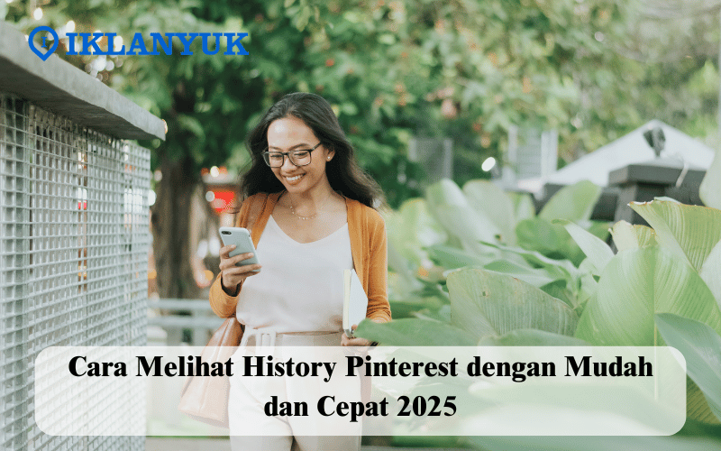 cara melihat history Pinterest