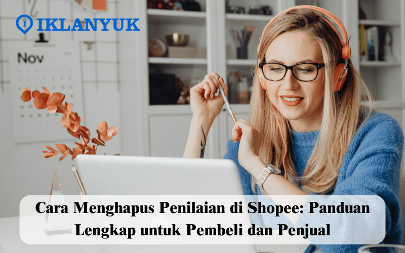 cara menghapus penilaian di Shopee