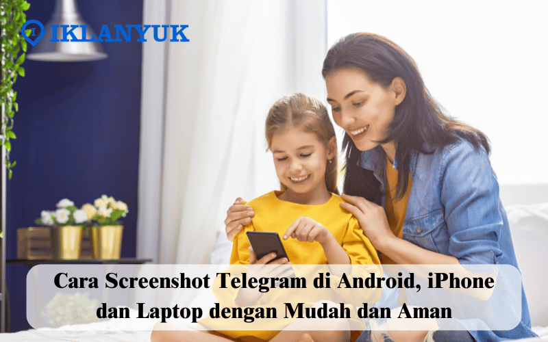cara screenshot Telegram