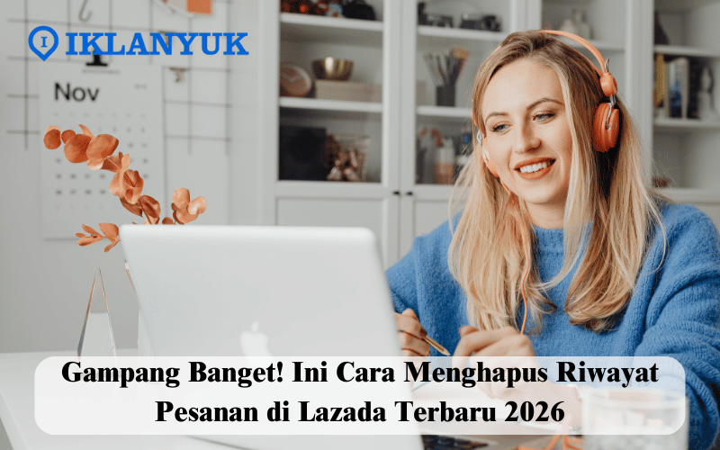 cara menghapus riwayat pesanan di Lazada