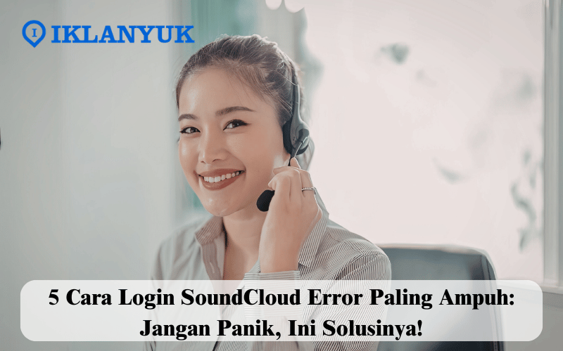 cara login SoundCloud error