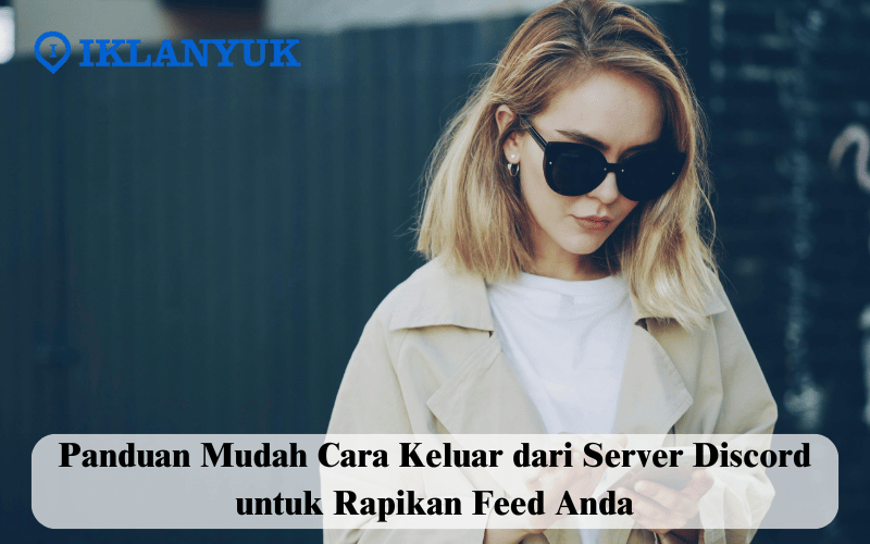 cara keluar dari server Discord