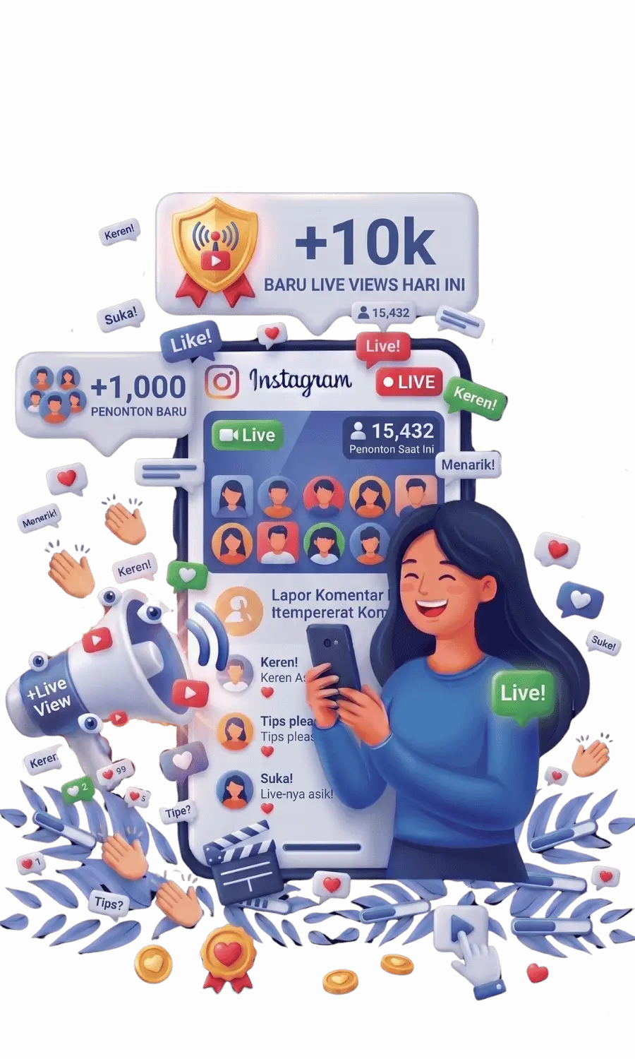 beli views live instagram