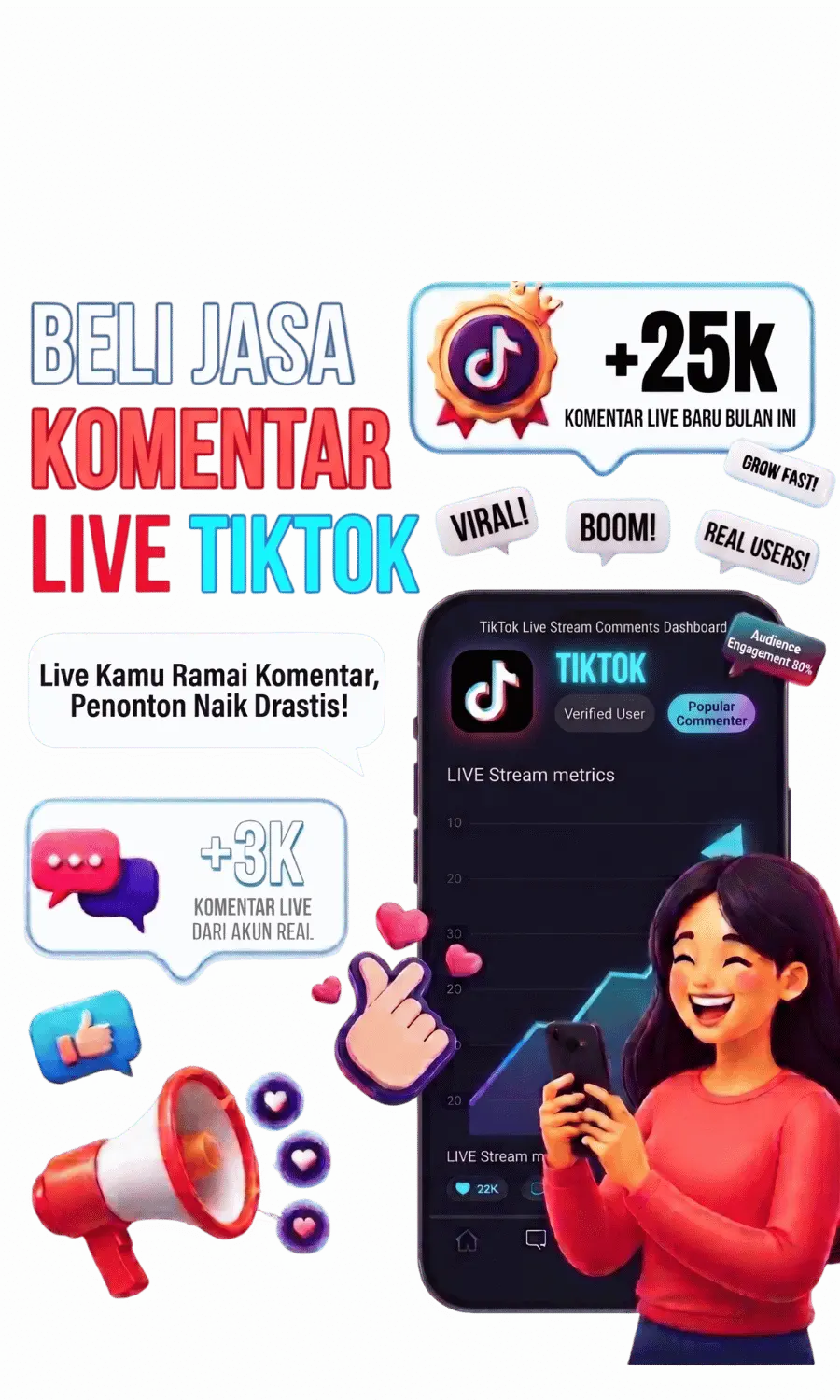 Beli Komentar Live TikTok