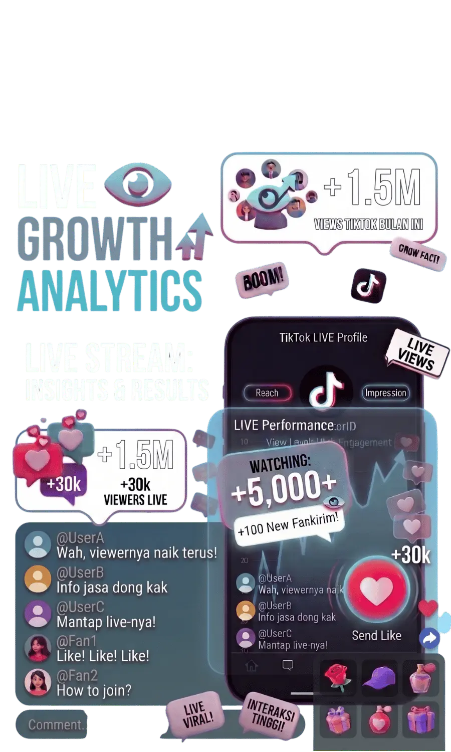 Beli Like Live TikTok