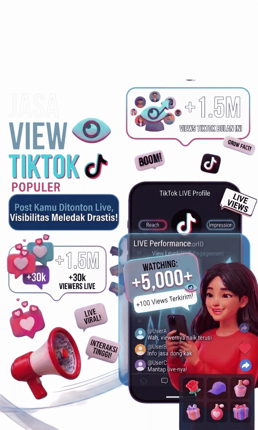 Beli View Live TikTok