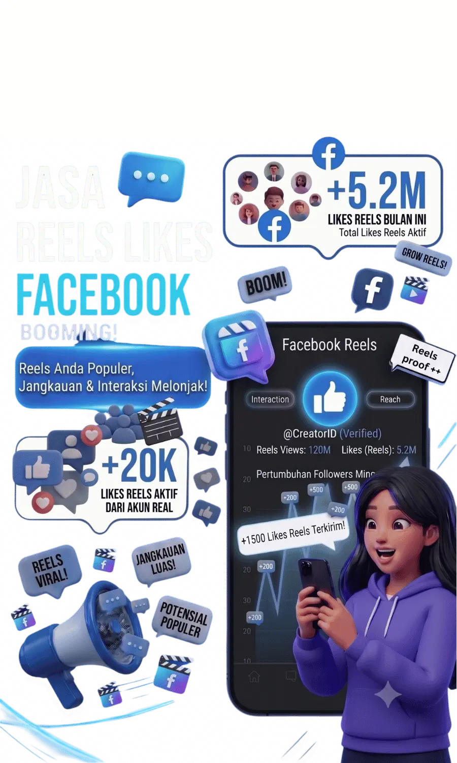 beli like fcebook reels