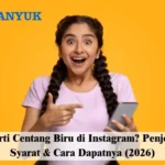 apa arti centang biru di instagram