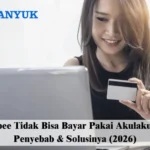 shopee tidak bisa bayar pakai akulaku